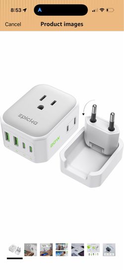 Travel adapter picks