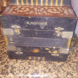 Vintage/Antique Wooden M. HOHNER According 