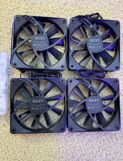 4 NZXT CASE FAN’S