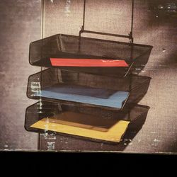 Partition triple tray