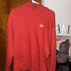 Men’s size large red Nike hoodie