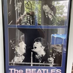 The Beatles The Last Concert August 29, 1966, San Francisco Framed Poster 37 X 25