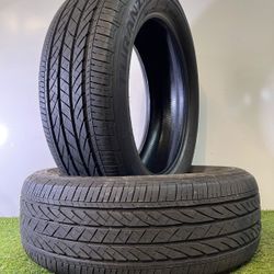 N157  235 55 19 101H  Bridgestone Turanza EL440 - 2 Used Tires 85% Life 