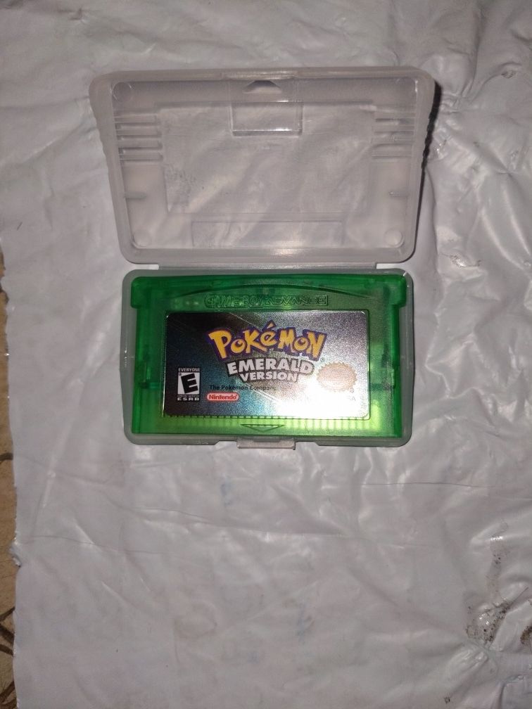 Pokemon Emerald Version Advance Game Boy Gameboy Advance Nintendo GBA Cartridge