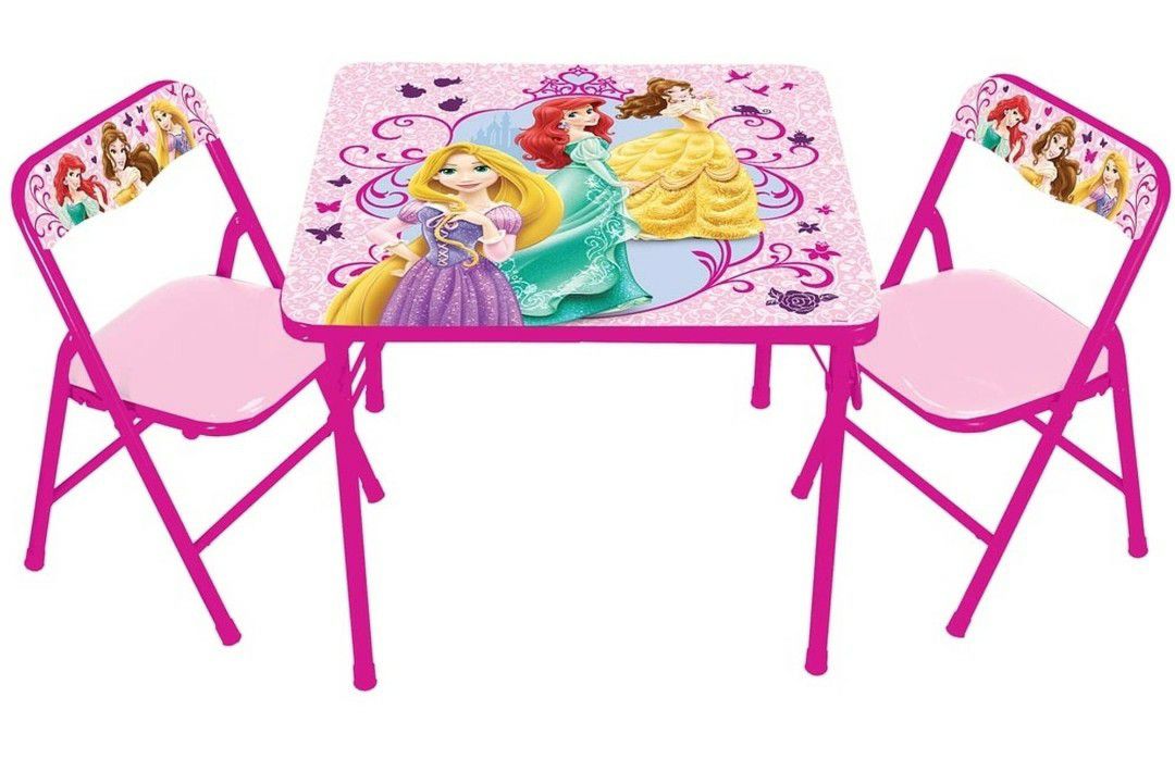 Disney princess table chair activity set