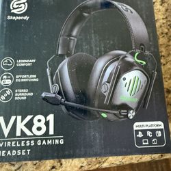 NEW 2.4GHz Wireless Gaming Headset for PS5, PS4, PC - Bluetooth Gaming Headphones