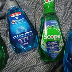 Crest or Scope Mouthwash