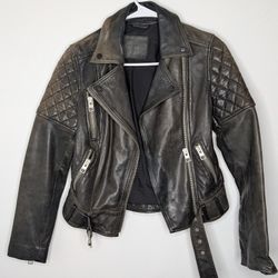 All Saints Women's Leather Jacket