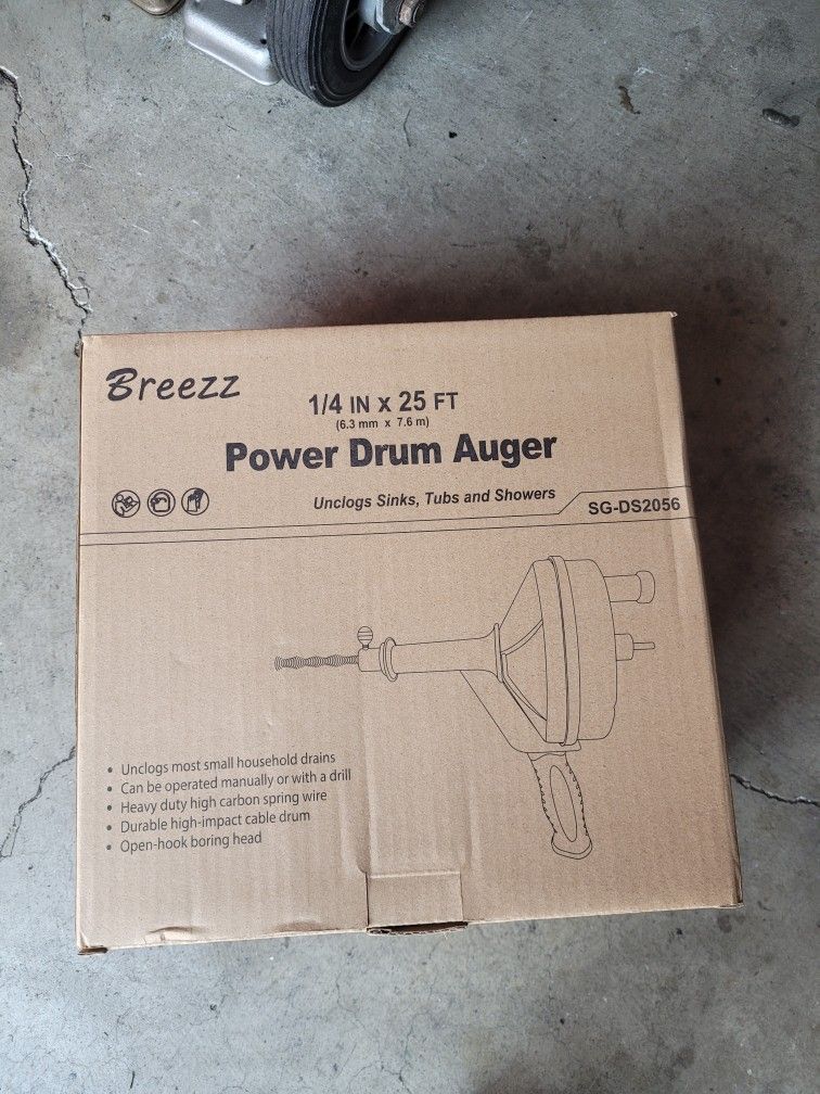 Drain Auger New
