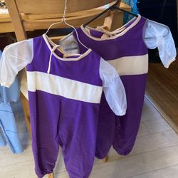 NEE Purple Genie TWINS Halloween Costumes 2T-4T