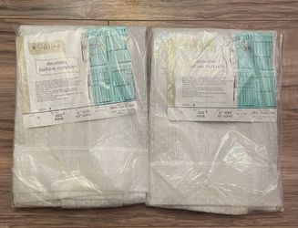Vintage Fiberglass Curtains - In Package