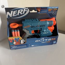 NERF Elite 2.0 Volt SD-1 Blaster with 6 Darts for Kids Age Level 8-11 Years