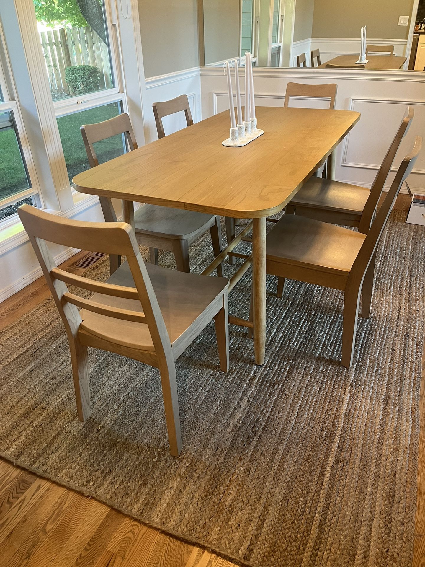 Hearth and Hand Table and 6 Chairs