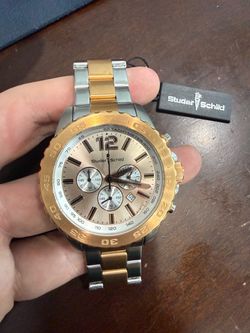 Studer Schild Chronograph Two-Tone Watch