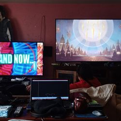 70" VIZIO 4K MONITOR/55" LG 4K SMART TV/700W YAMAHA 7.1 AV RECEIVER/ BOSE 201 SPEAKERS/300W SUB $1200 FINAL PRICE 