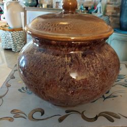 Very Large Glazed Pot