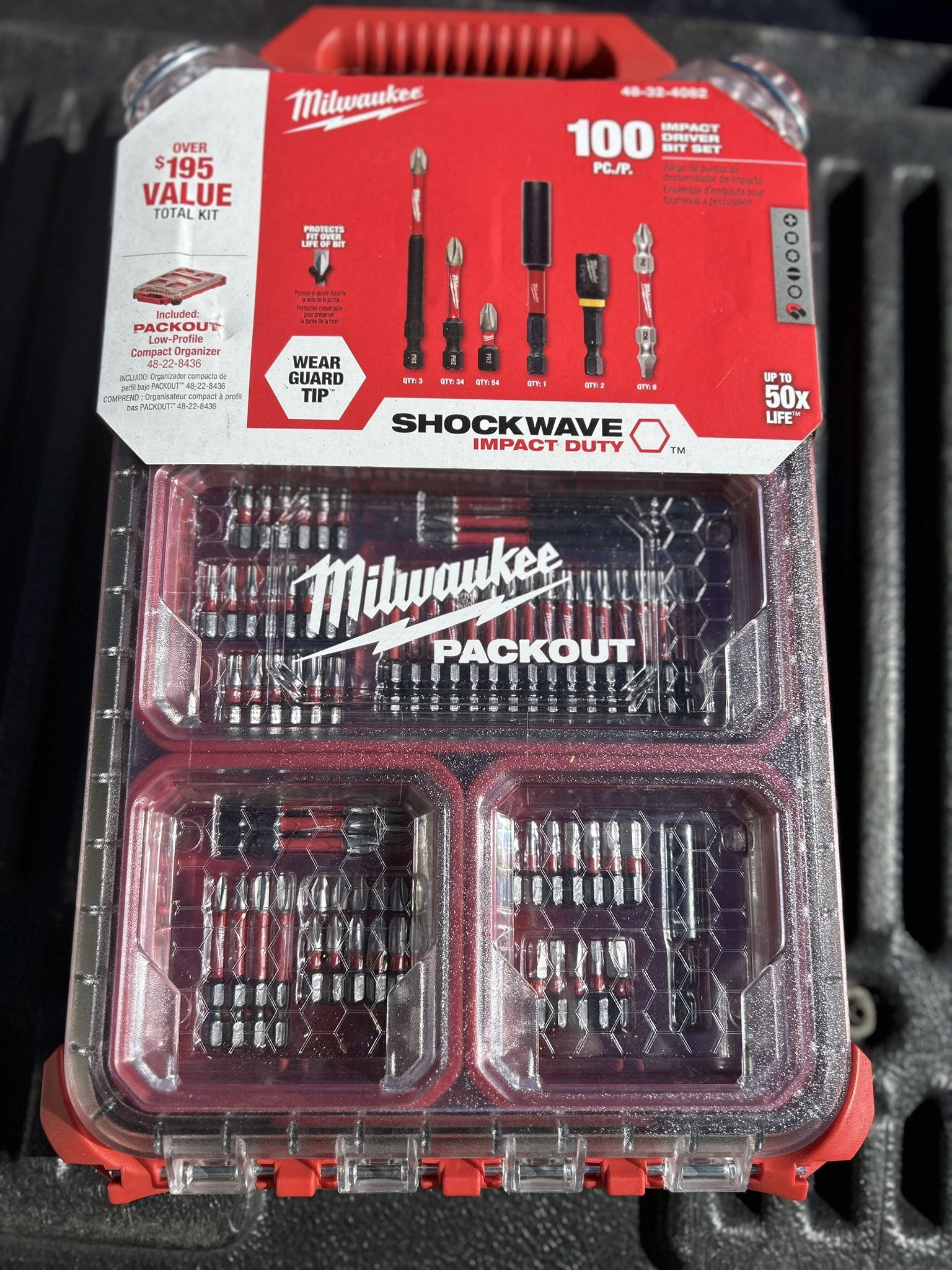 Milwaukee Packout 100 pc Impact Bit Set
