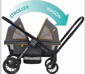 Evenflo Pivot Xplore All-Terrain Stroller Wagon (Adventurer Gray).