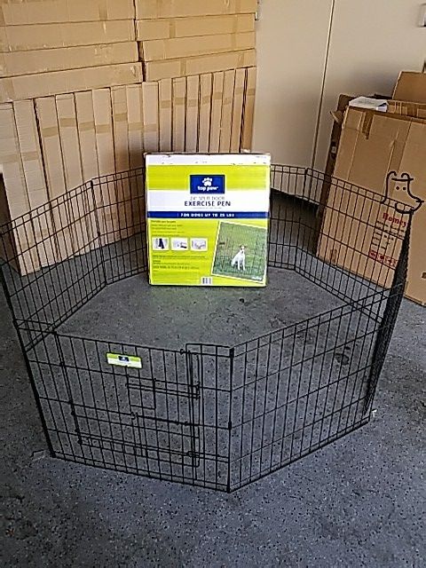 Top paw split top door exercise pen