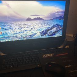 HP Computer, HP, Keyboard, Lenovo Mouse