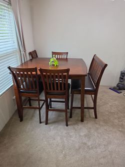 Tall dining room table
