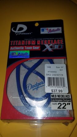 Phiten LA Dodgers titanium necklace x30 Bellinger Kershaw