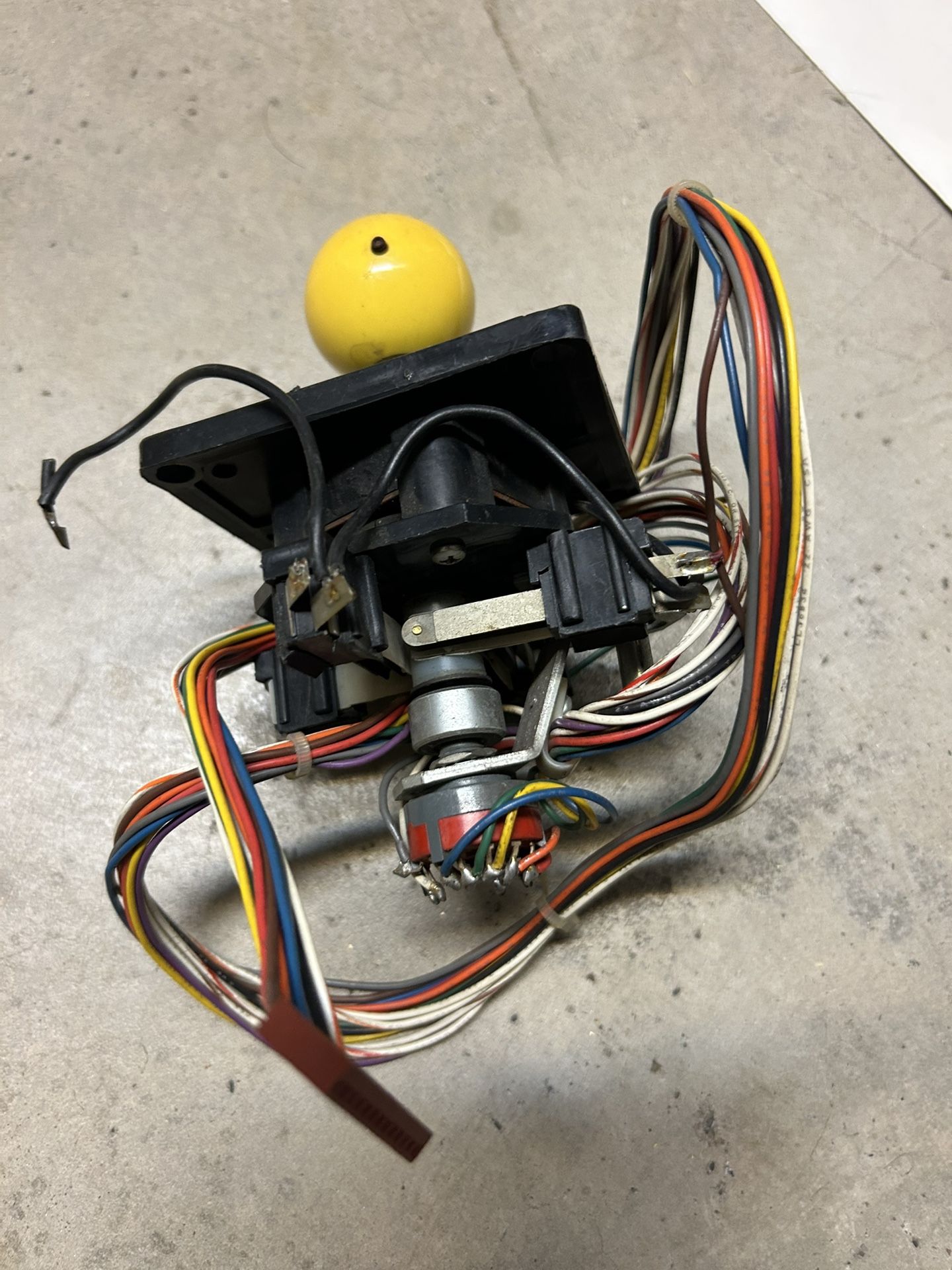 old vintage Working Rotary Joystick Leaf Switch ARCADE video GAME Part b27-19