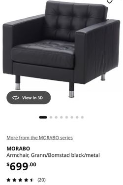 IKEA leather sofa set