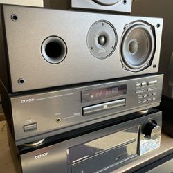 Denon Stereo CD Combo With Some Polk Audio Speakers HDMI 