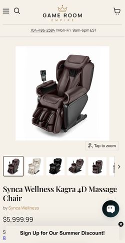 Slab way massage chair
