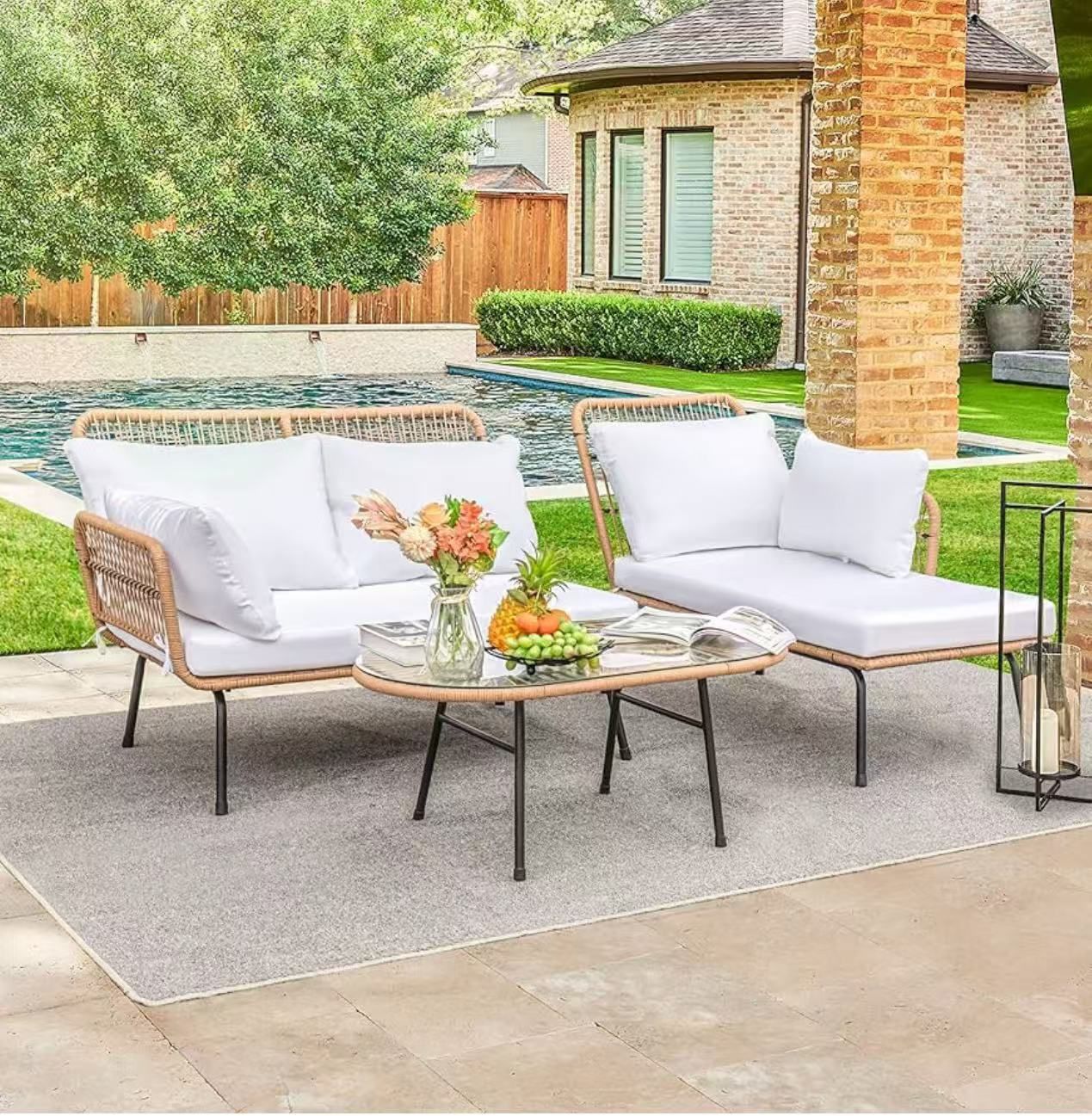 Outdoor Patio Furniture Set,