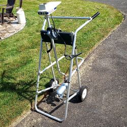 Evinrude Electric Motor With Stand Reduced 