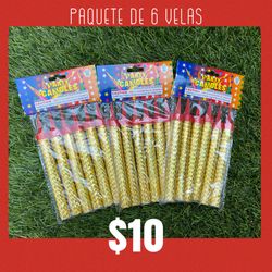 Velas para pastel