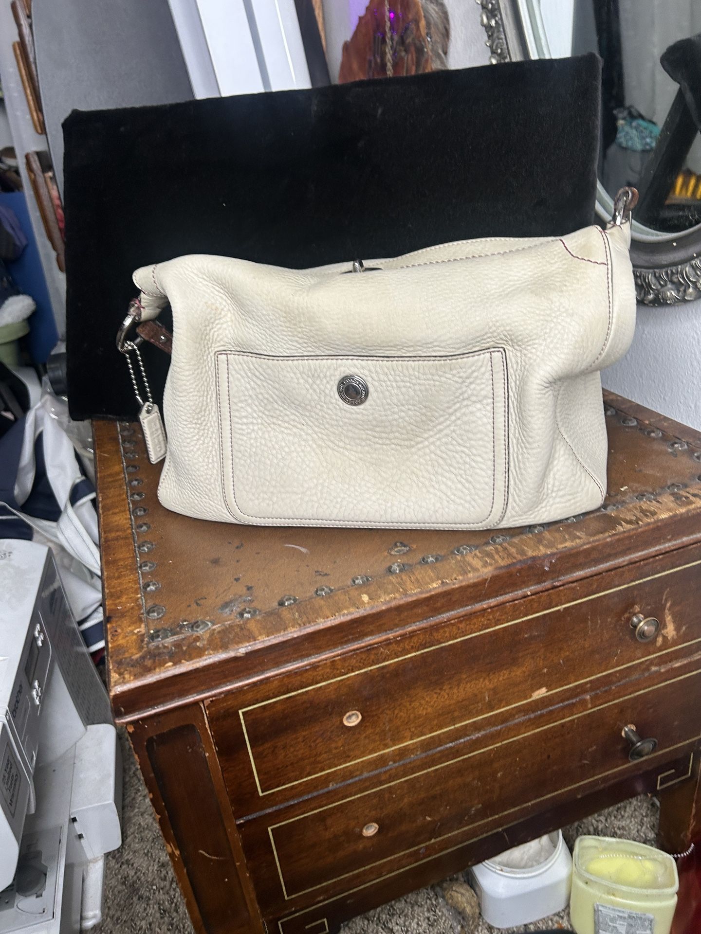 Coach Cream Handbag