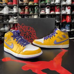Jordan 1 Mid ‘Lakers’ Size 8.5