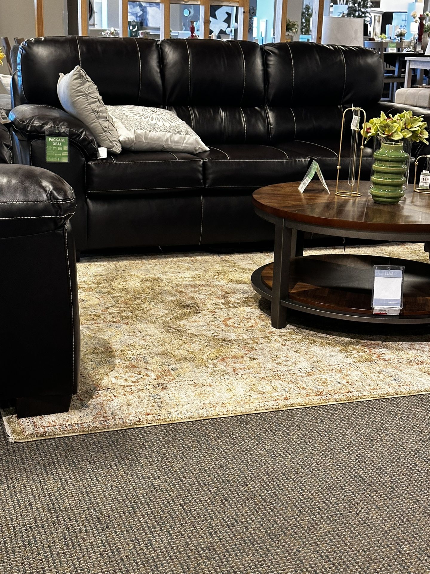 Two Leather Couches