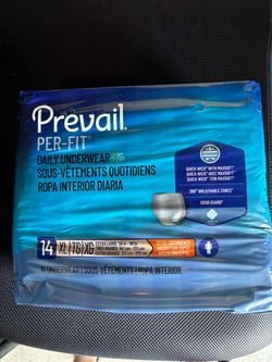 2- boxes of 4 bags each of XL adult diapers