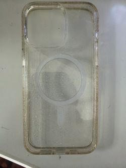 clear glitter case for iphone 15 pro max magsafe
