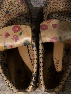 Wood Bottom Like New Shoes Once Worn