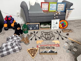 Adventure Camping Themed Room Decor Bundle