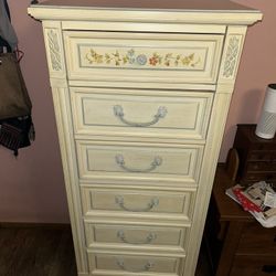 Vintage 1970’s French Provincial/ShabbyChic Lingerie  Dresser