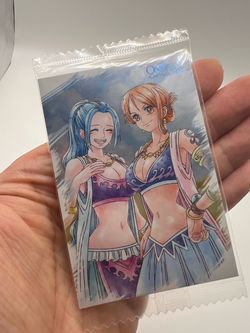 Nami & Vivi Our Memories 2018 ONE PIECE WAFERS No.7 Japanese Card