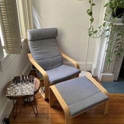 IKEA Chair And Ottoman