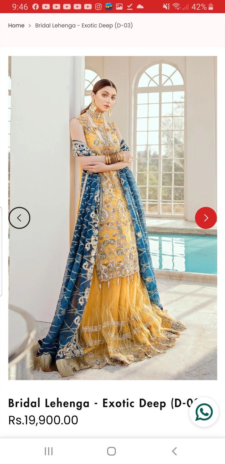 Bridal Lehnga Pakistani Dress