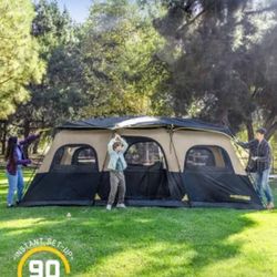Zeta C12 Pro Max Instant Cabin Tent 12 Person Camping Tent Setup in 90 Seconds w