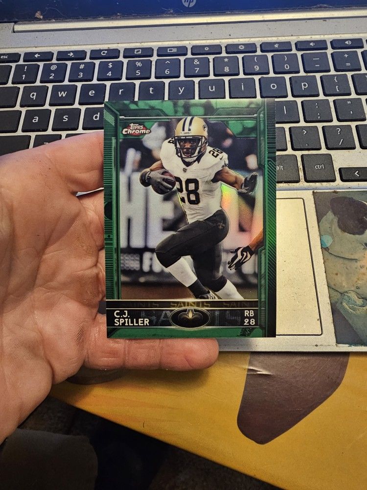 C.j. Spiller Football Card
