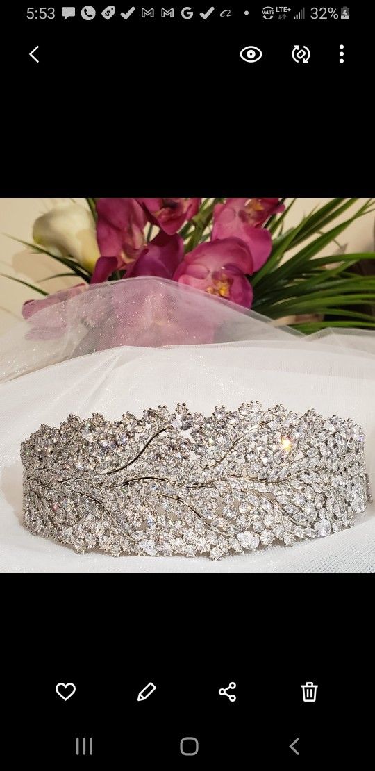 Swarovski Crystal Bridal Tiara