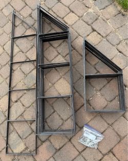 Wall mount shelving brackets 22