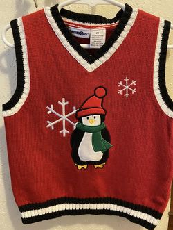 CUTE BOYS 3T CHRISTMAS VEST