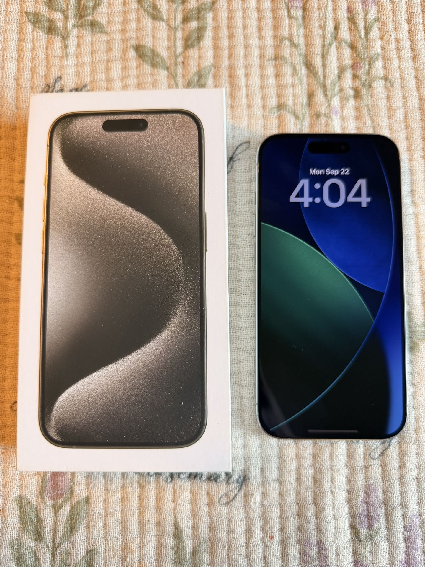 Iphone 15 pro 256GB